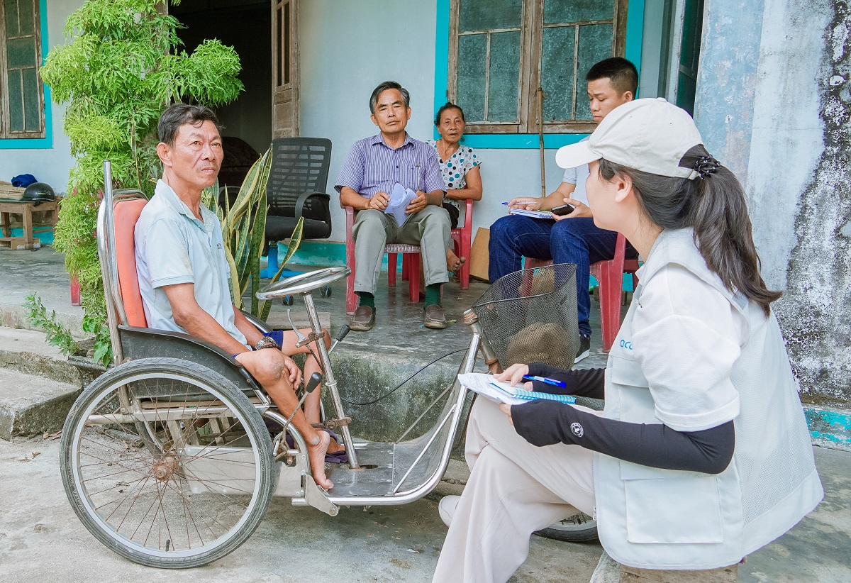 Thành phố Huế: 51 hộ gia đình người khuyết tật và nạn nhân da cam được khảo sát nhu cầu hỗ trợ sinh kế